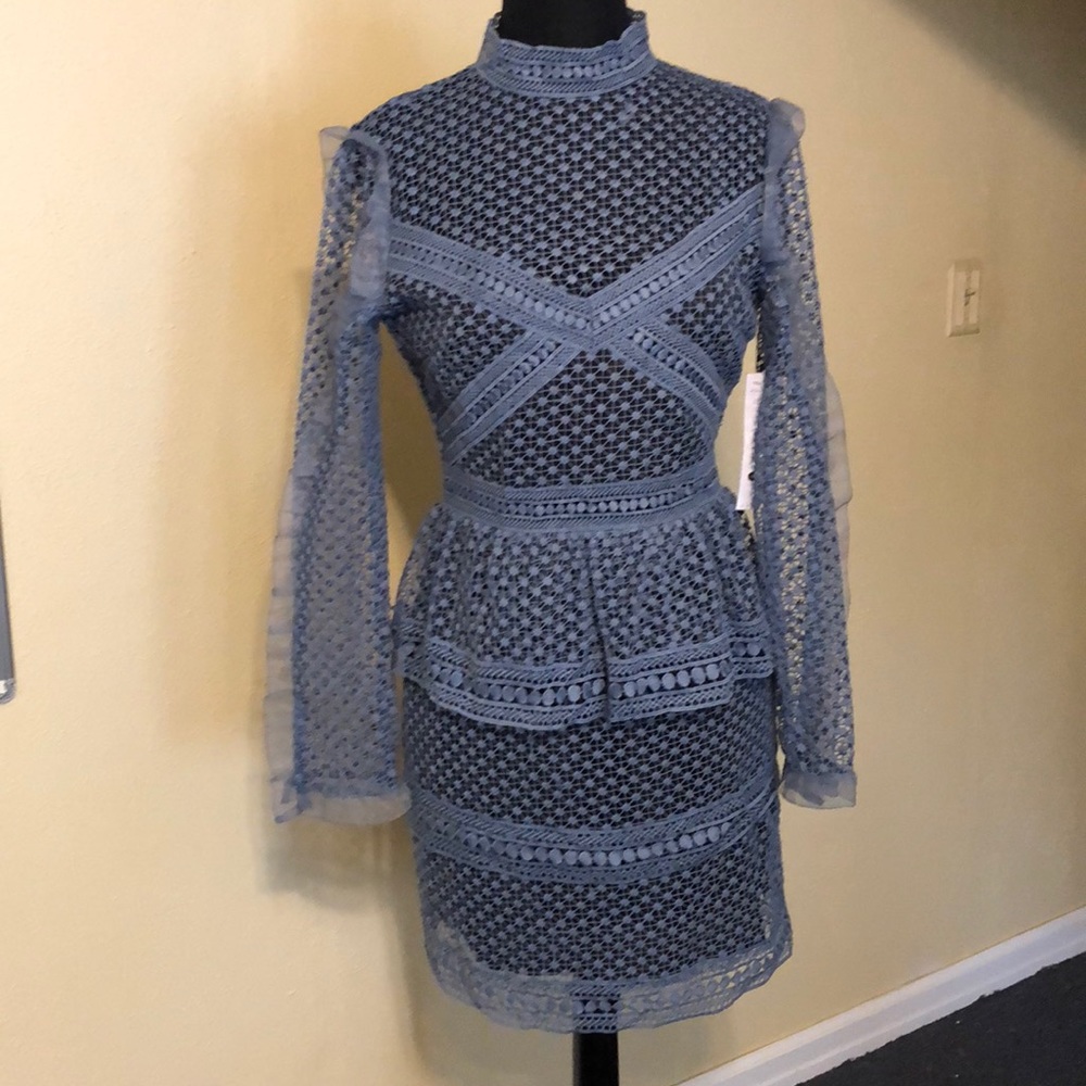 Powered Blue Dress
